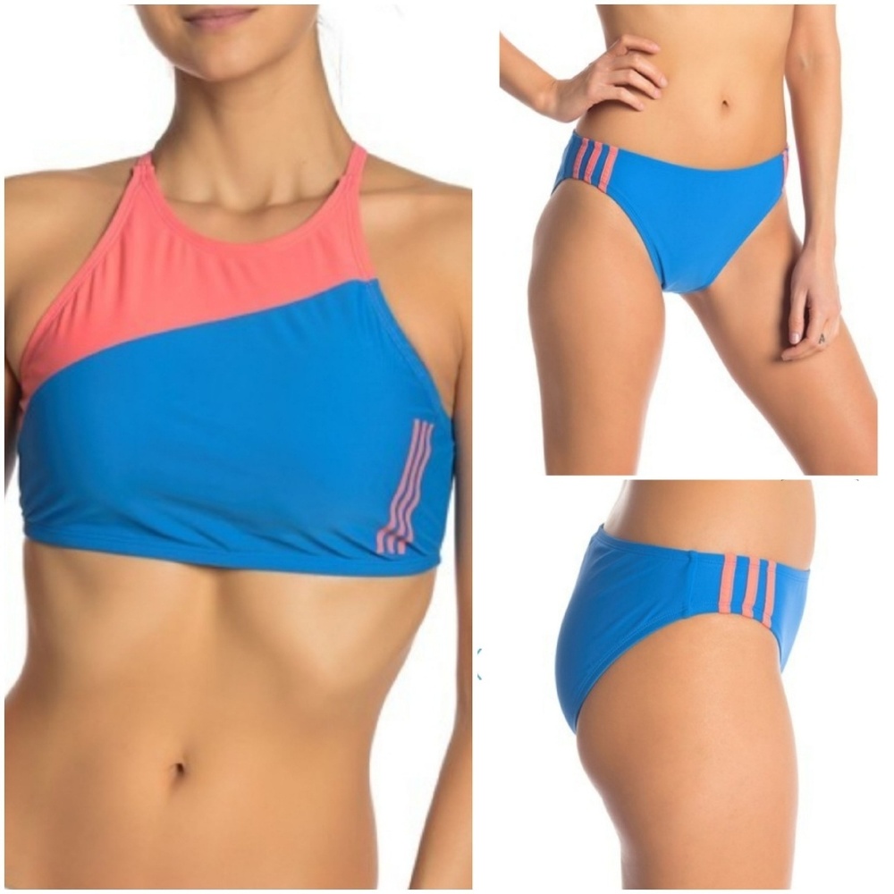 Adidas High Neck Top & Hipster Cut Bottom Bikini